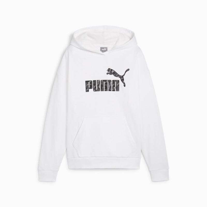 Puma | Women's ESS+ ANIMAL Hoodie - White