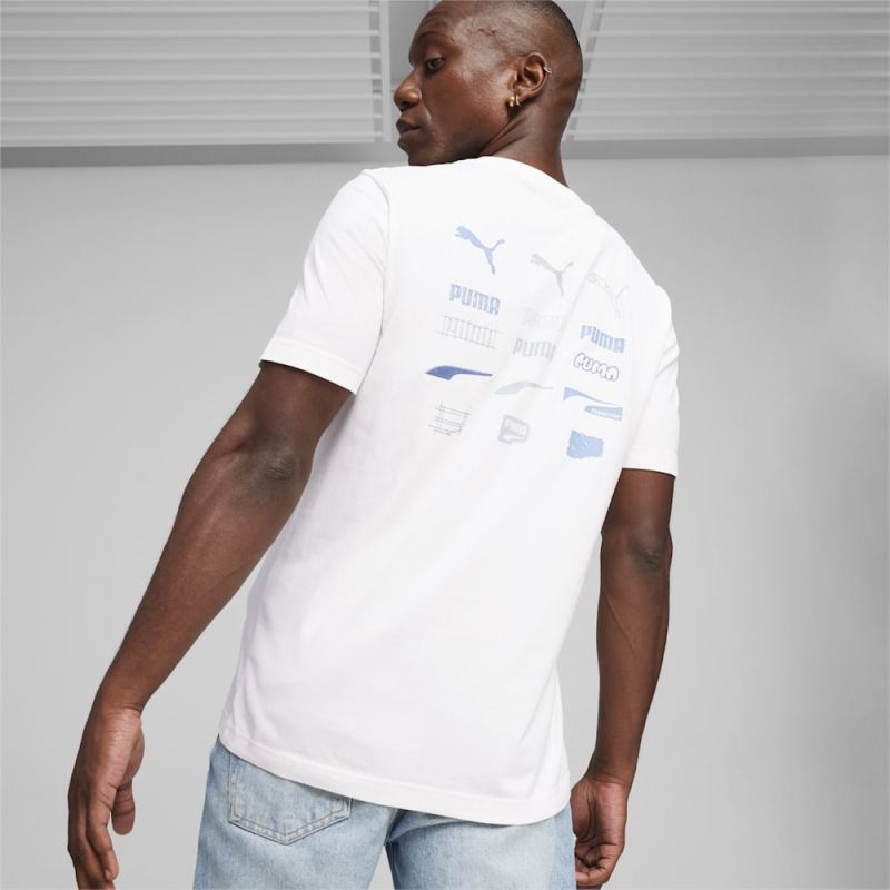 Puma | Men's BRAND LOVE Graphic Tee - White