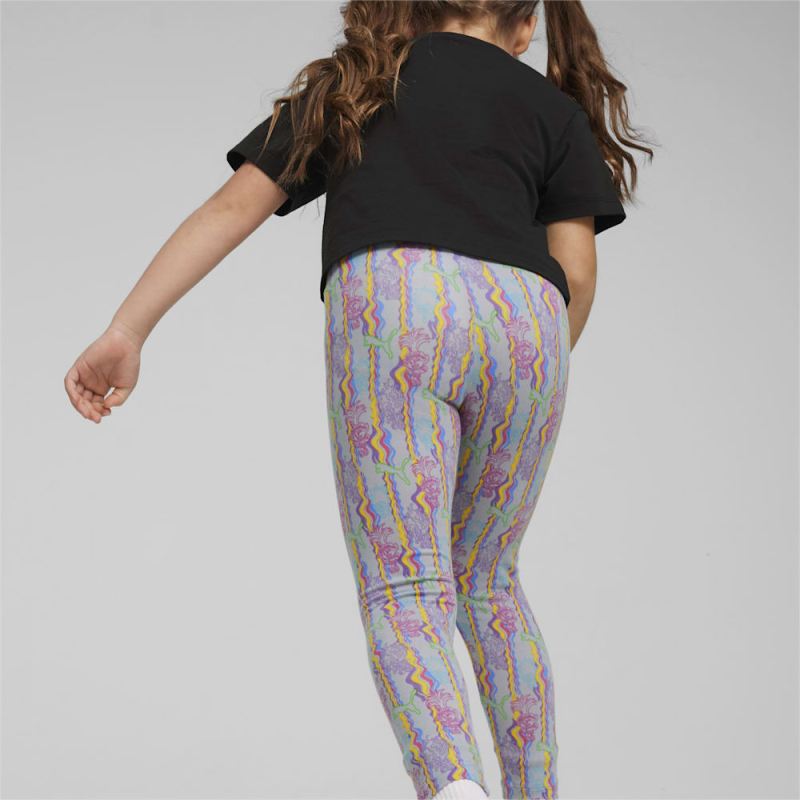 Puma | Girls Puma | Girls x TROLLS Little Kids Leggings - Gray Fog