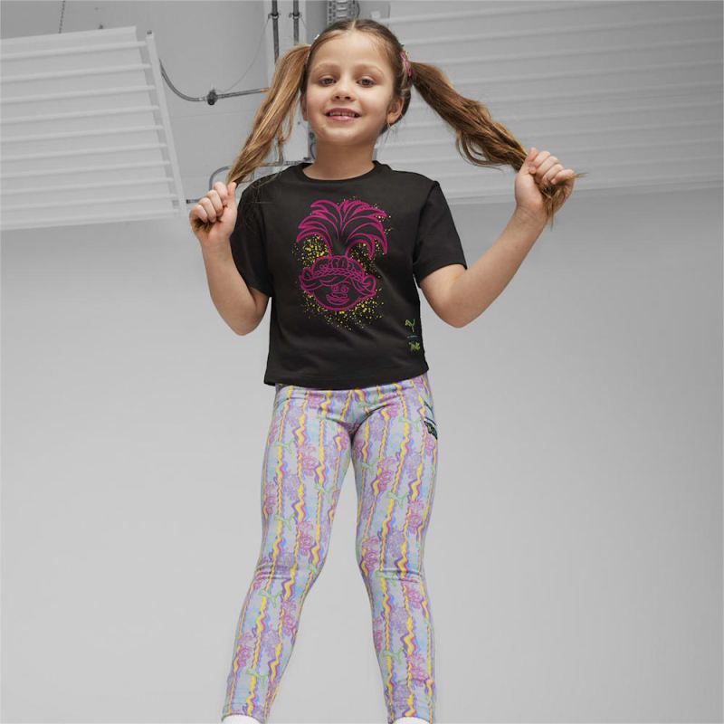 Puma | Girls Puma | Girls x TROLLS Little Kids Leggings - Gray Fog