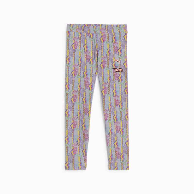 Puma | Girls Puma | Girls x TROLLS Little Kids Leggings - Gray Fog