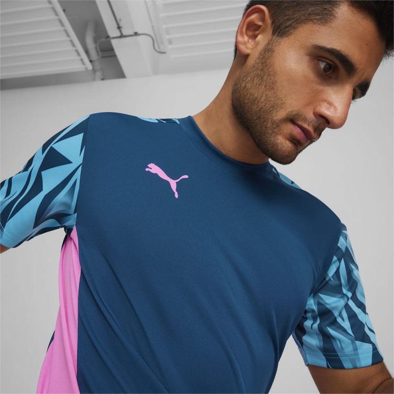 Puma | Men's individualFINAL Soccer Jersey - Ocean Tropic-Bright Aqua