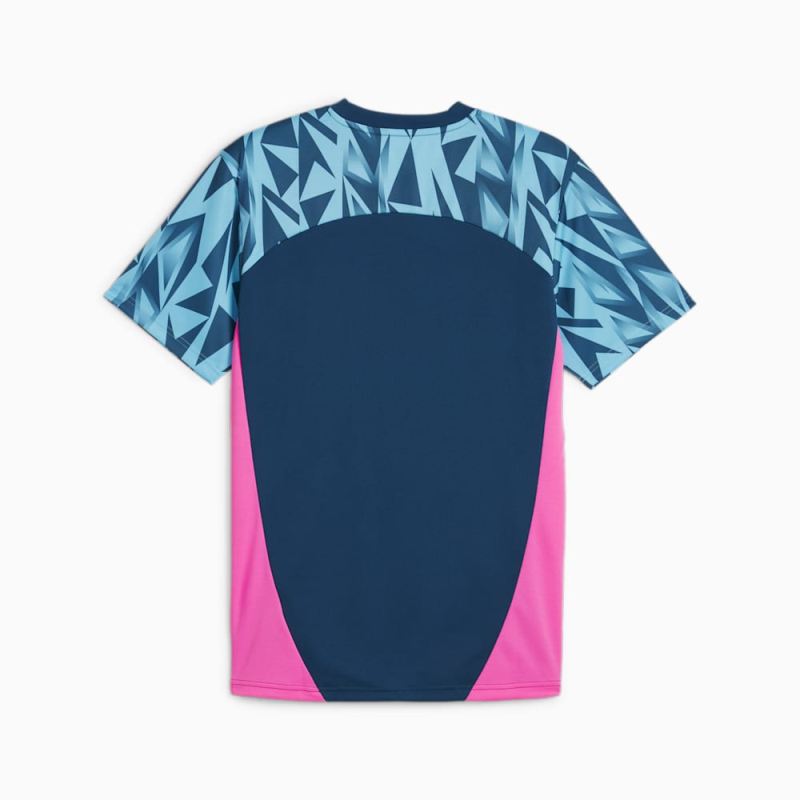 Puma | Men's individualFINAL Soccer Jersey - Ocean Tropic-Bright Aqua