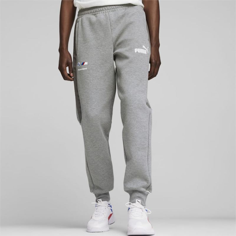 Puma | Men's BMW M Motorsport MT7 Sweatpants - Medium Gray Heather