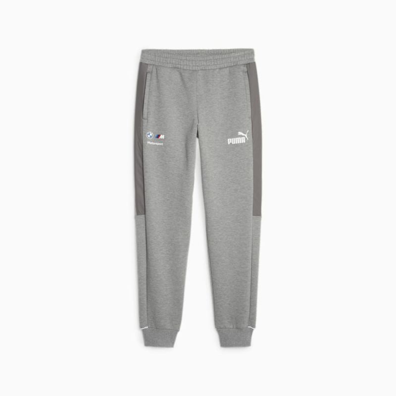 Puma | Men's BMW M Motorsport MT7 Sweatpants - Medium Gray Heather