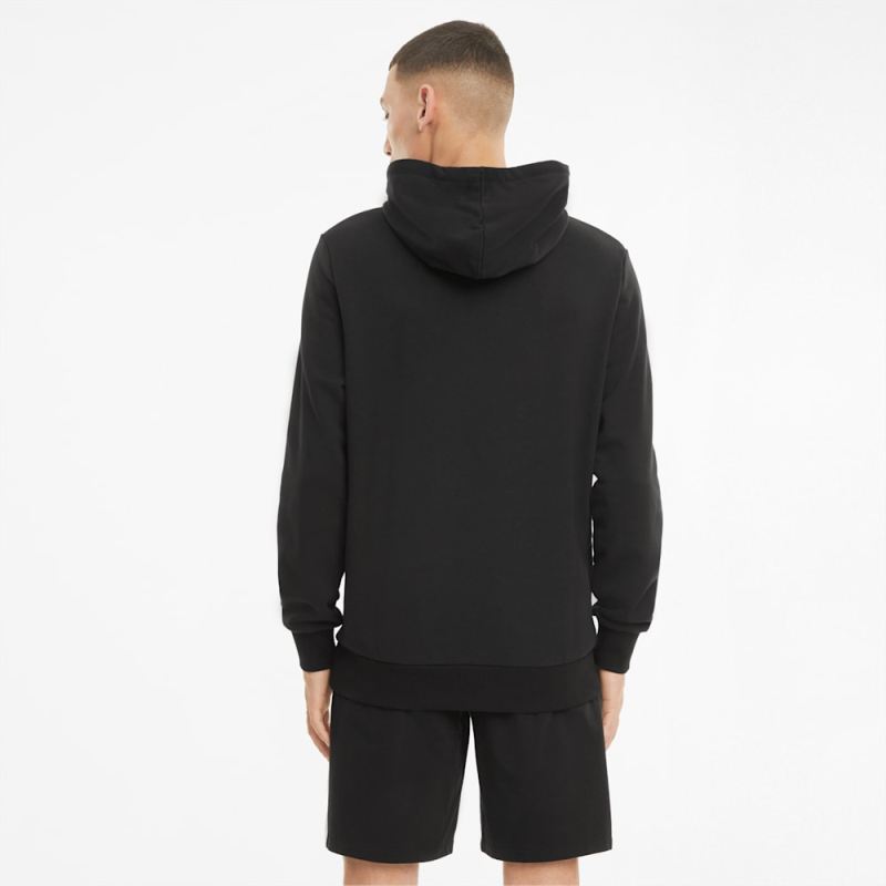 Puma | Men's Classics French Terry Logo Hoodie - Black