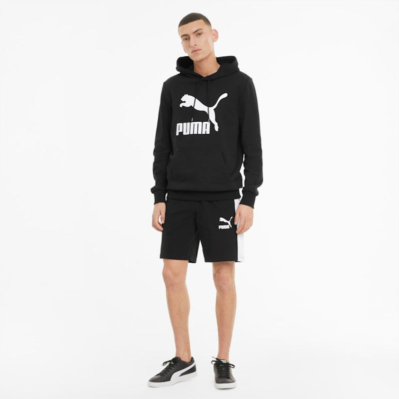 Puma | Men's Classics French Terry Logo Hoodie - Black