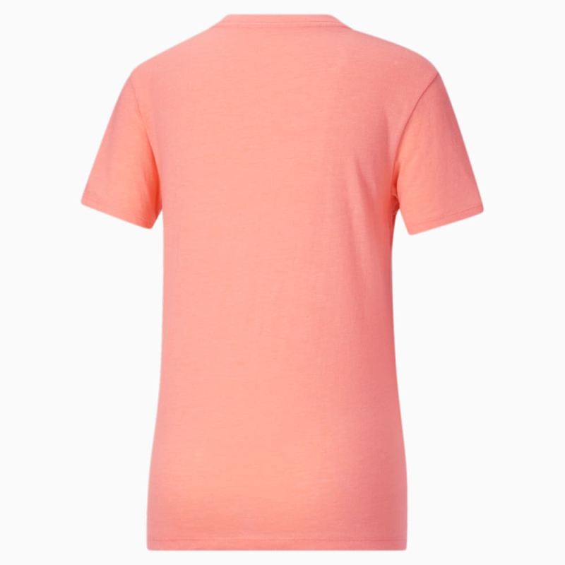 Puma | Women's Varsity Bloom Tee - Peach Pink Heather