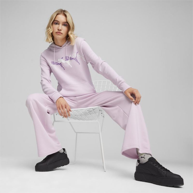 Puma | Women's ESS+ LOGO LAB&nbsp;Hoodie - Grape Mist