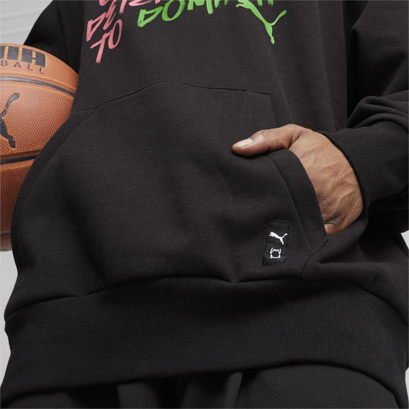 Puma | Men's The Future Is Scoot Basketball Hoodie - Black