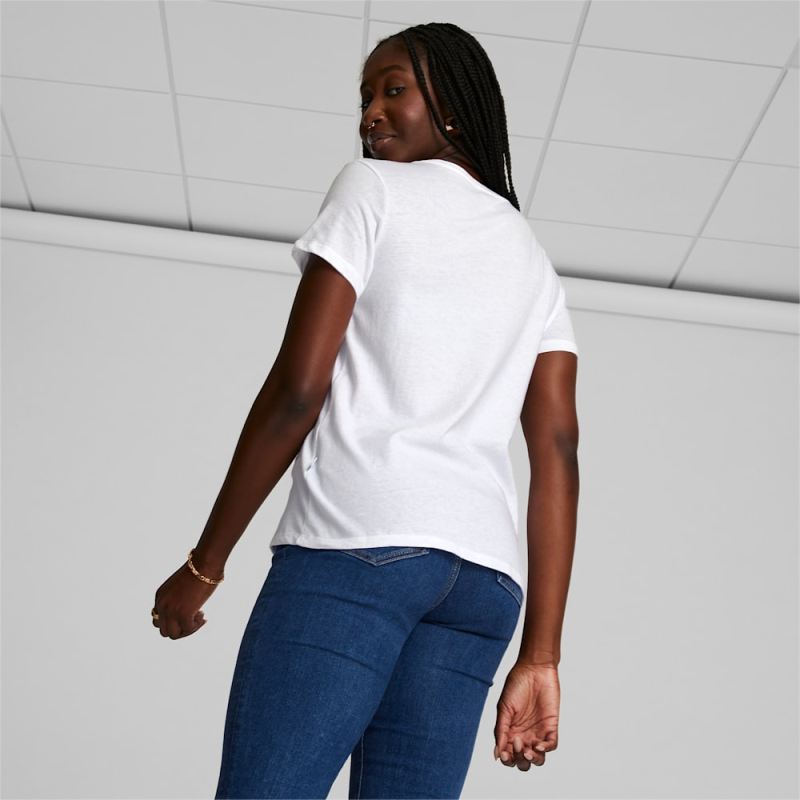 Puma | Women's Ombre Shimmer Tee - White