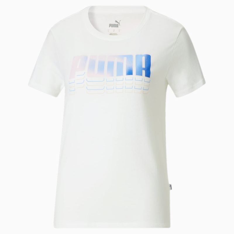 Puma | Women's Ombre Shimmer Tee - White