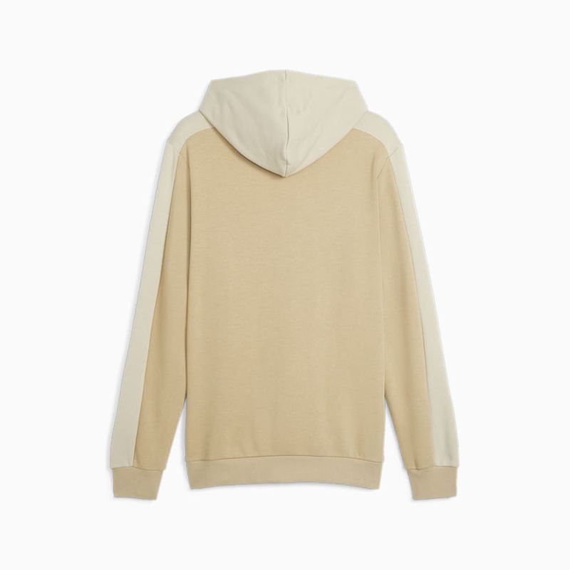 Puma | Men's Essentials+ Block Hoodie - Prairie Tan