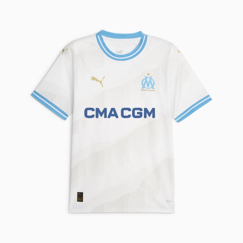 Puma | Men's Olympique de Marseille 23/24 Home Jersey - White