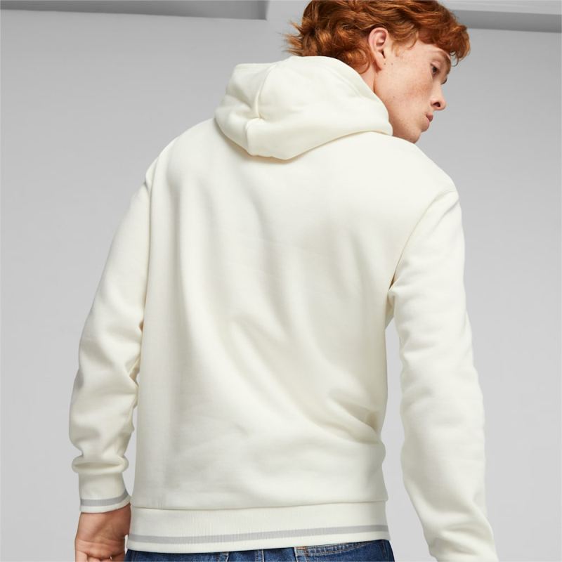 Puma | Men's SQUAD Hoodie - Warm White