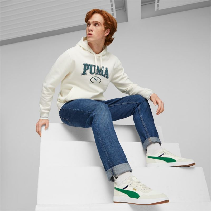 Puma | Men's SQUAD Hoodie - Warm White