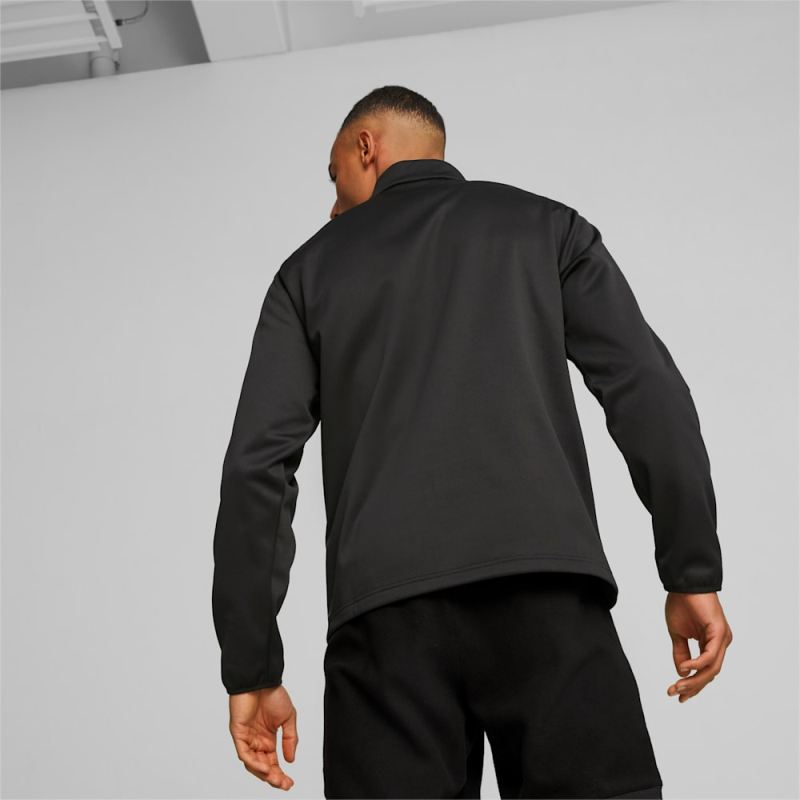 Puma | Men's Fit Training PWRFleece Quarter-zip - Black