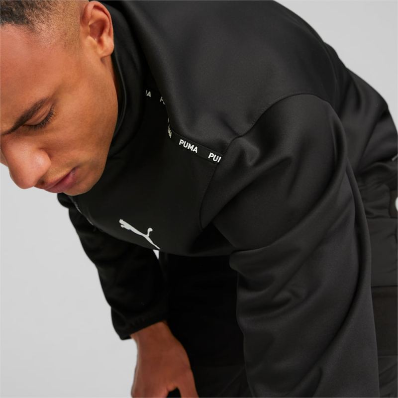 Puma | Men's Fit Training PWRFleece Quarter-zip - Black