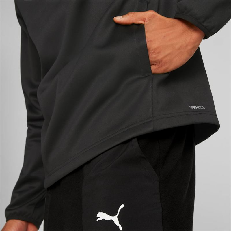 Puma | Men's Fit Training PWRFleece Quarter-zip - Black