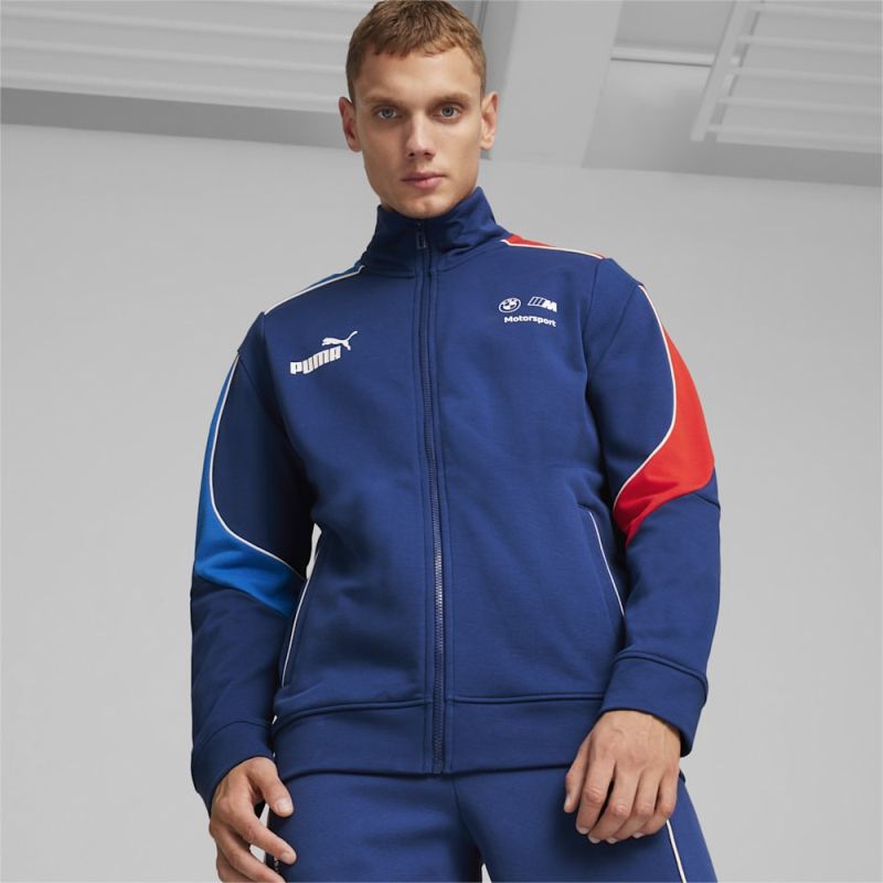 Puma | Men's BMW M Motorsport MT7+ Sweat Jacket - Pro Blue-M Color