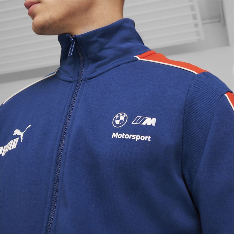 Puma | Men's BMW M Motorsport MT7+ Sweat Jacket - Pro Blue-M Color