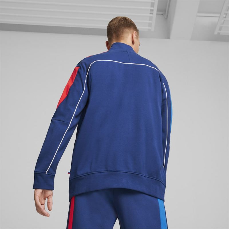 Puma | Men's BMW M Motorsport MT7+ Sweat Jacket - Pro Blue-M Color