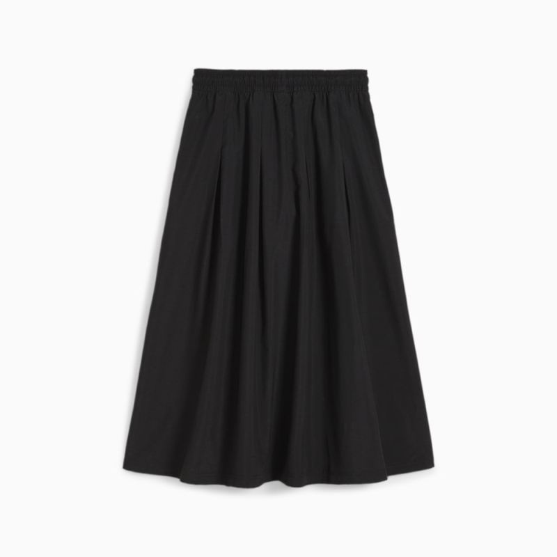 Puma | Women's INFUSE Pleated Midi Skirt - Black