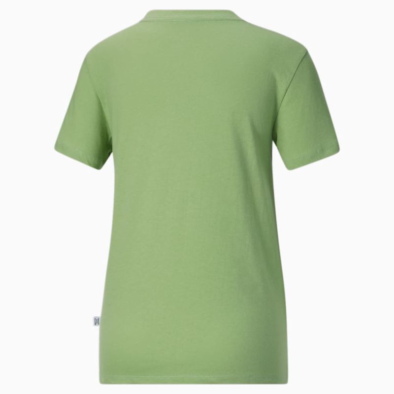 Puma | Women's Line Up Script Tee - Dusty Green