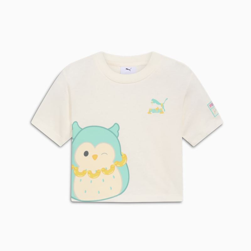 Puma | Girls Puma | Girls x SQUISHMALLOWS Toddlers Winston Tee - WARM WHITE