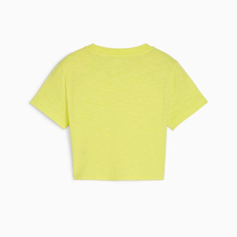 Puma | Women's DARE TO Baby Tee - Lime Sheen