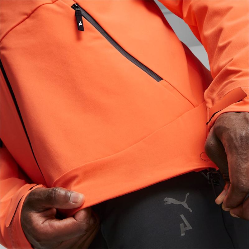 Puma | Men's SEASONS Softshell Running Jacket - Hot Heat