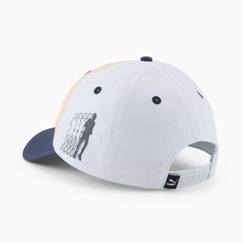 Puma | Women's NYC Running Laps Cap - CREAM/BLUE