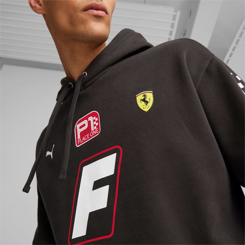 Puma | Men's Scuderia Ferrari Race Garage Crews Hoodie - Black