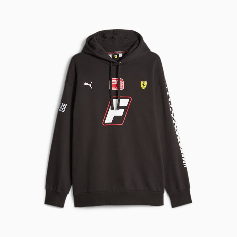 Puma | Men's Scuderia Ferrari Race Garage Crews Hoodie - Black