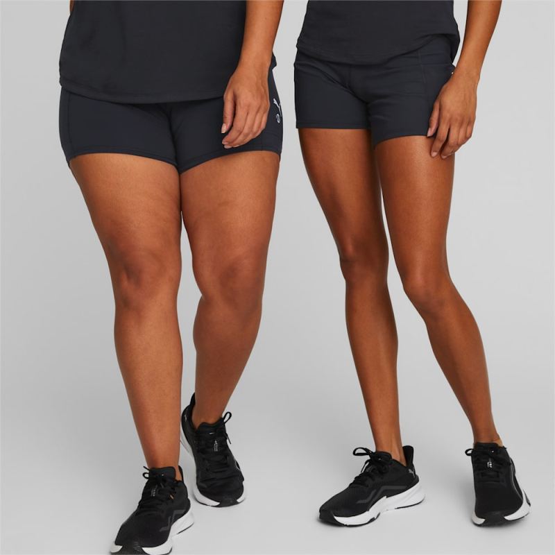 Puma | Women's x MODIBODI Active Biker Shorts - Black /Grey