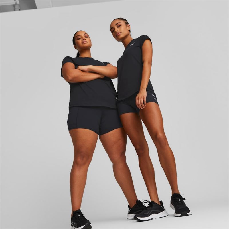 Puma | Women's x MODIBODI Active Biker Shorts - Black /Grey