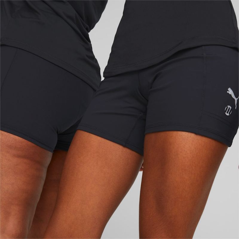 Puma | Women's x MODIBODI Active Biker Shorts - Black /Grey