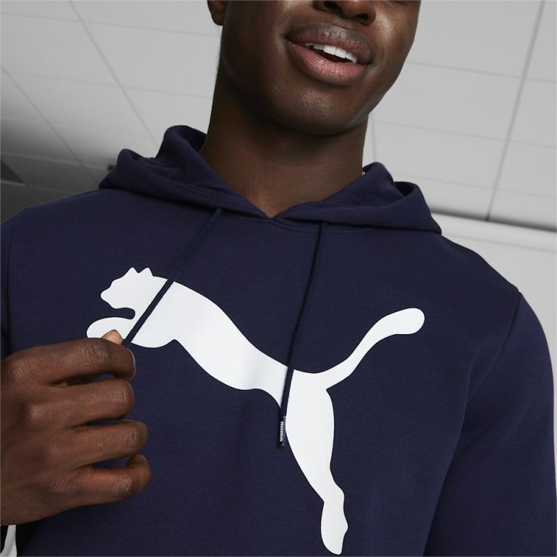 Puma | Men's Big Cat Logo Hoodie - Navy