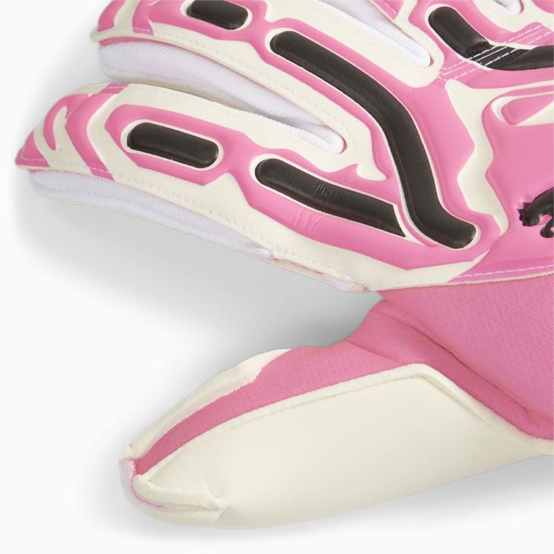 Puma | Men's ULTRA Ultimate Hybrid Goalkeeper Gloves - Poison Pink-White-Black