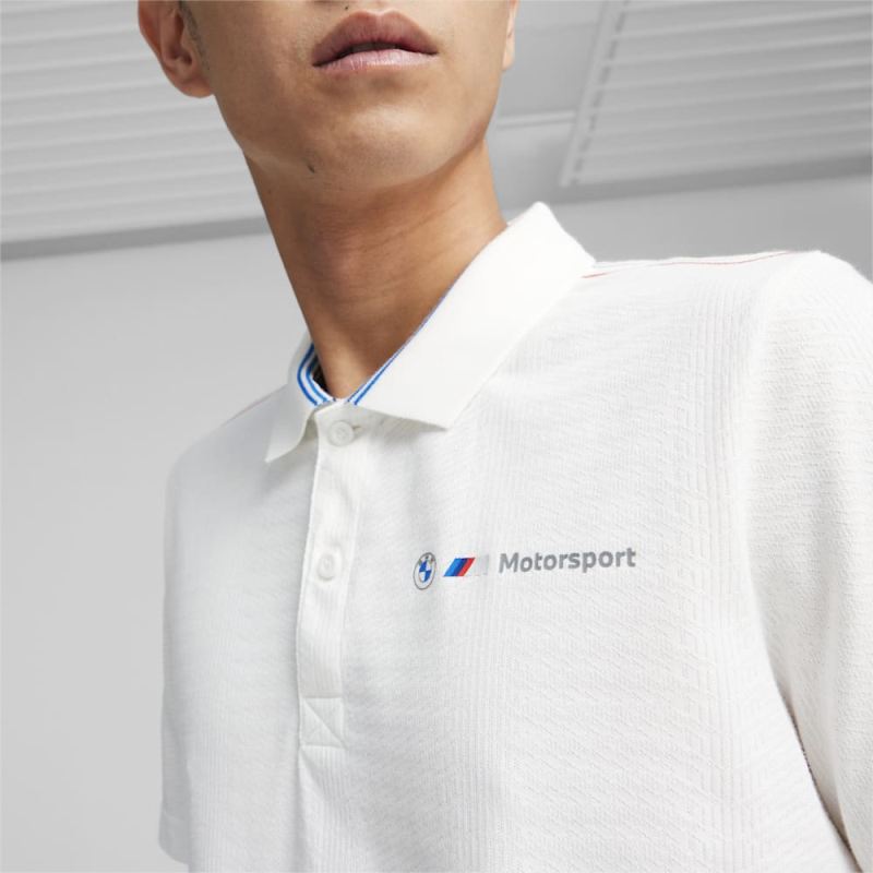 Puma | Men's BMW M Motorsport Jacquard Polo - White