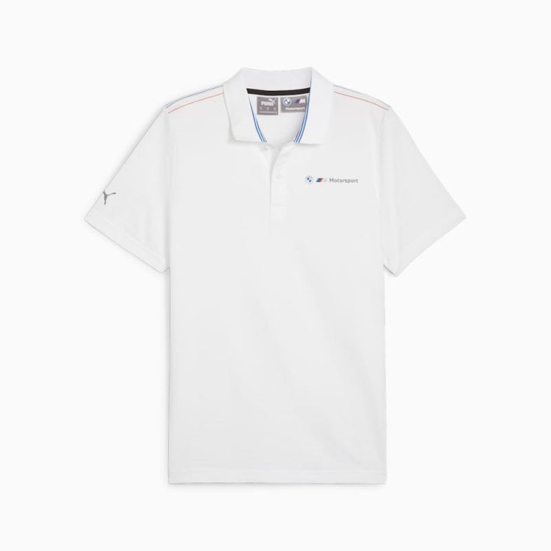 Puma | Men's BMW M Motorsport Jacquard Polo - White