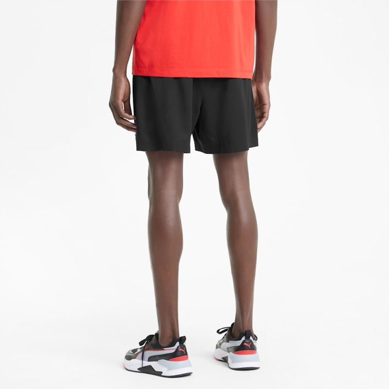 Puma | Men's Active Woven 5" Shorts - Black