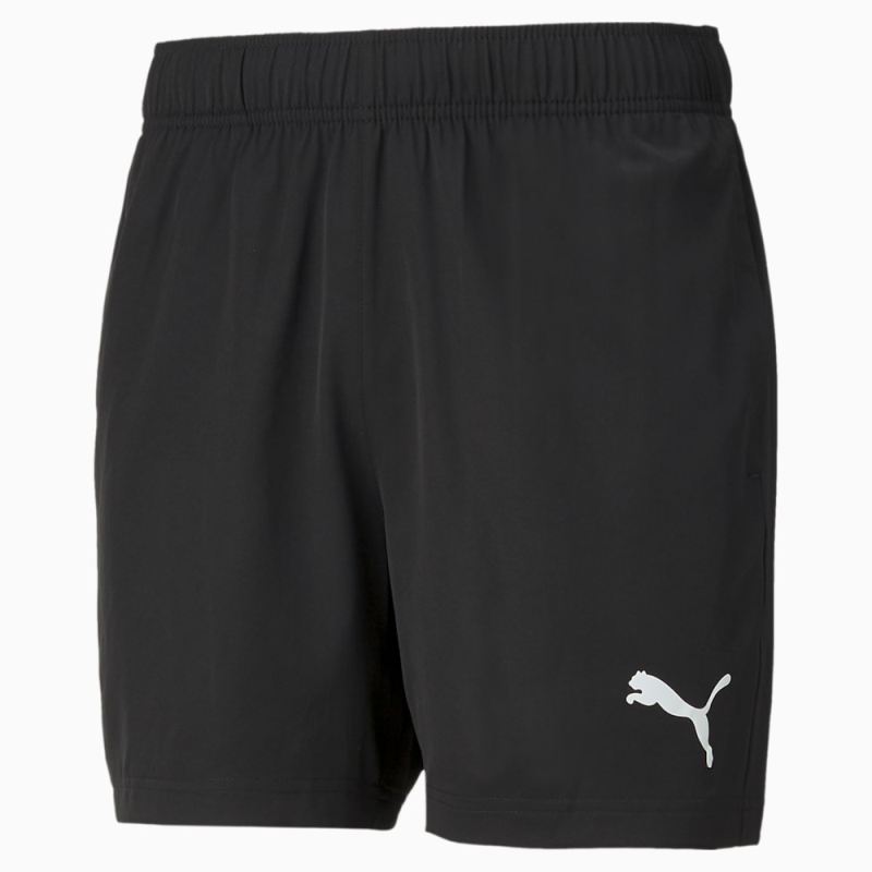 Puma | Men's Active Woven 5" Shorts - Black