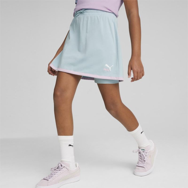 Puma | Girls CLASSICS Match Point Big Kids Skort - Turquoise Surf