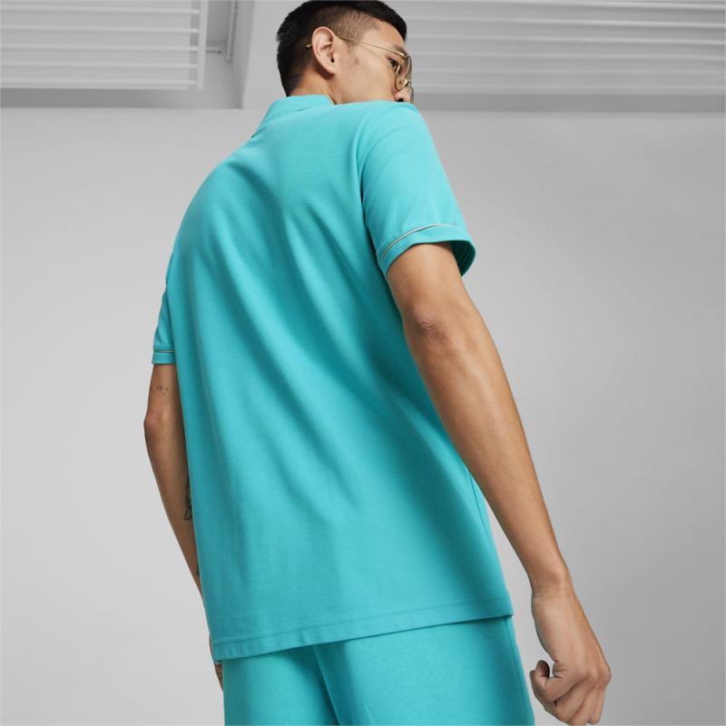 Puma | Men's Mercedes AMG-Petronas F1 Motorsport Polo - Sheen Green