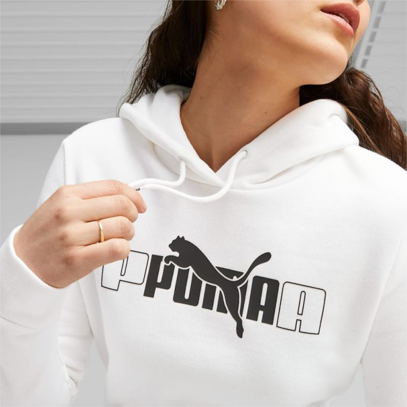 Puma | Women's ESS+ LOGO LAB Hoodie - White