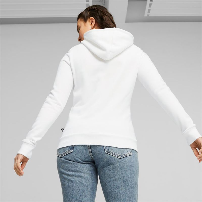 Puma | Women's ESS+ LOGO LAB Hoodie - White