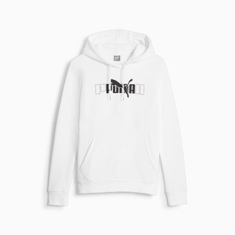 Puma | Women's ESS+ LOGO LAB Hoodie - White