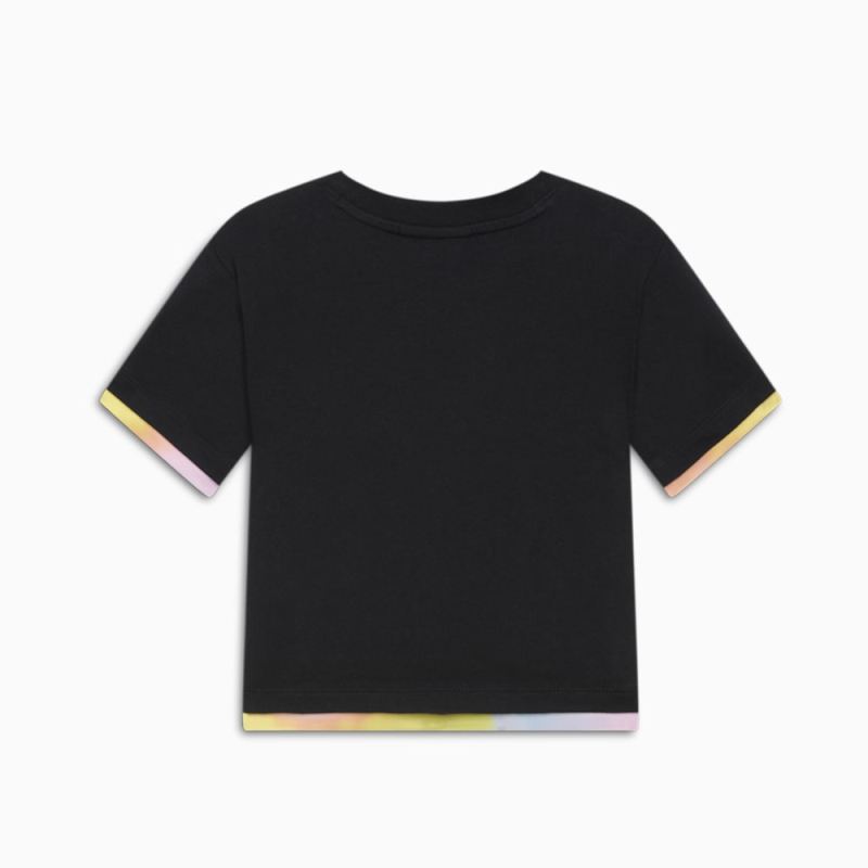 Puma | Girls Puma | Girls x SQUISHMALLOWS Toddlers Cam Tee - BLACK