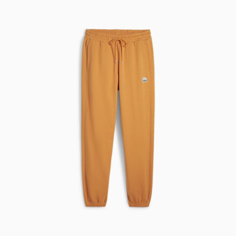 Puma | Men's For the Fanbase T7 Super Puma | Men's Sweatpants - Ginger Tea